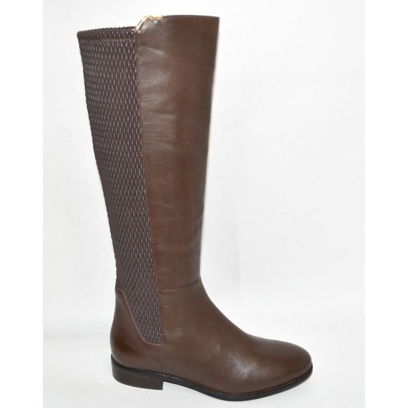 New! Cole Haan 'Rockland' Tall Brown Leather Boot Size 6 B MSRP $298 W00211 T2 - Picture 2 of 8